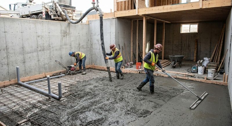 Basement Slab Installation in Columbus, OH