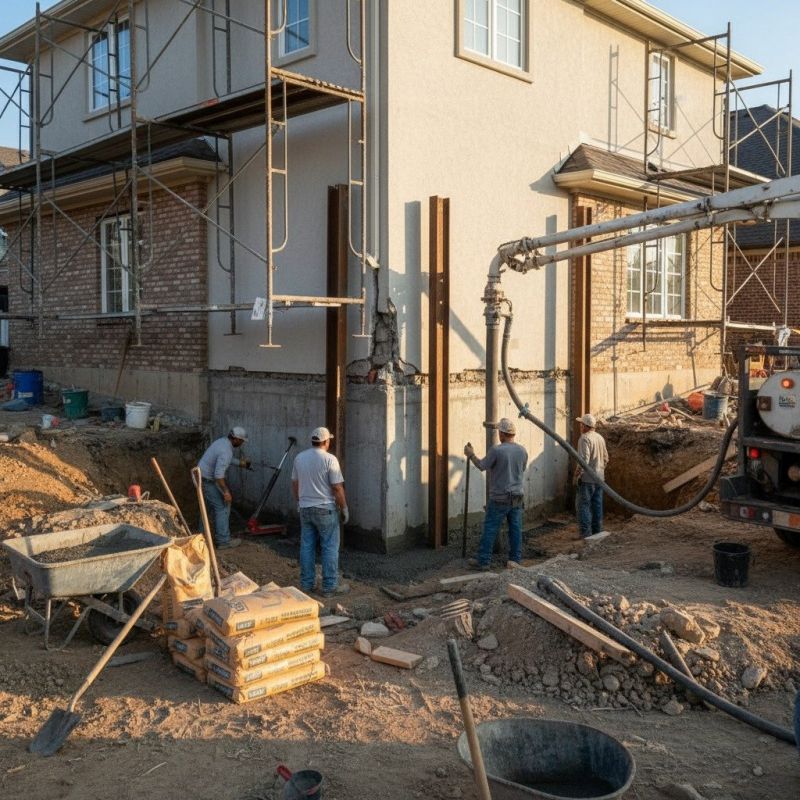 Cement Pad Construction