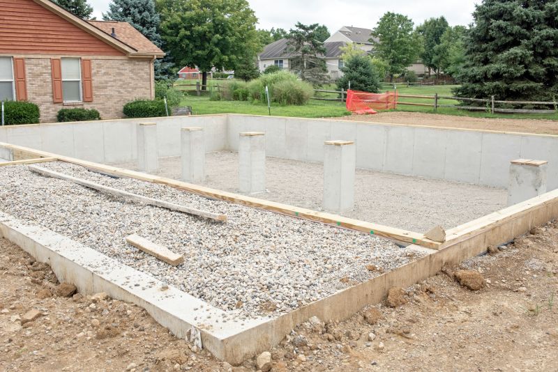House Footing Construction in Fredericksburg, VA